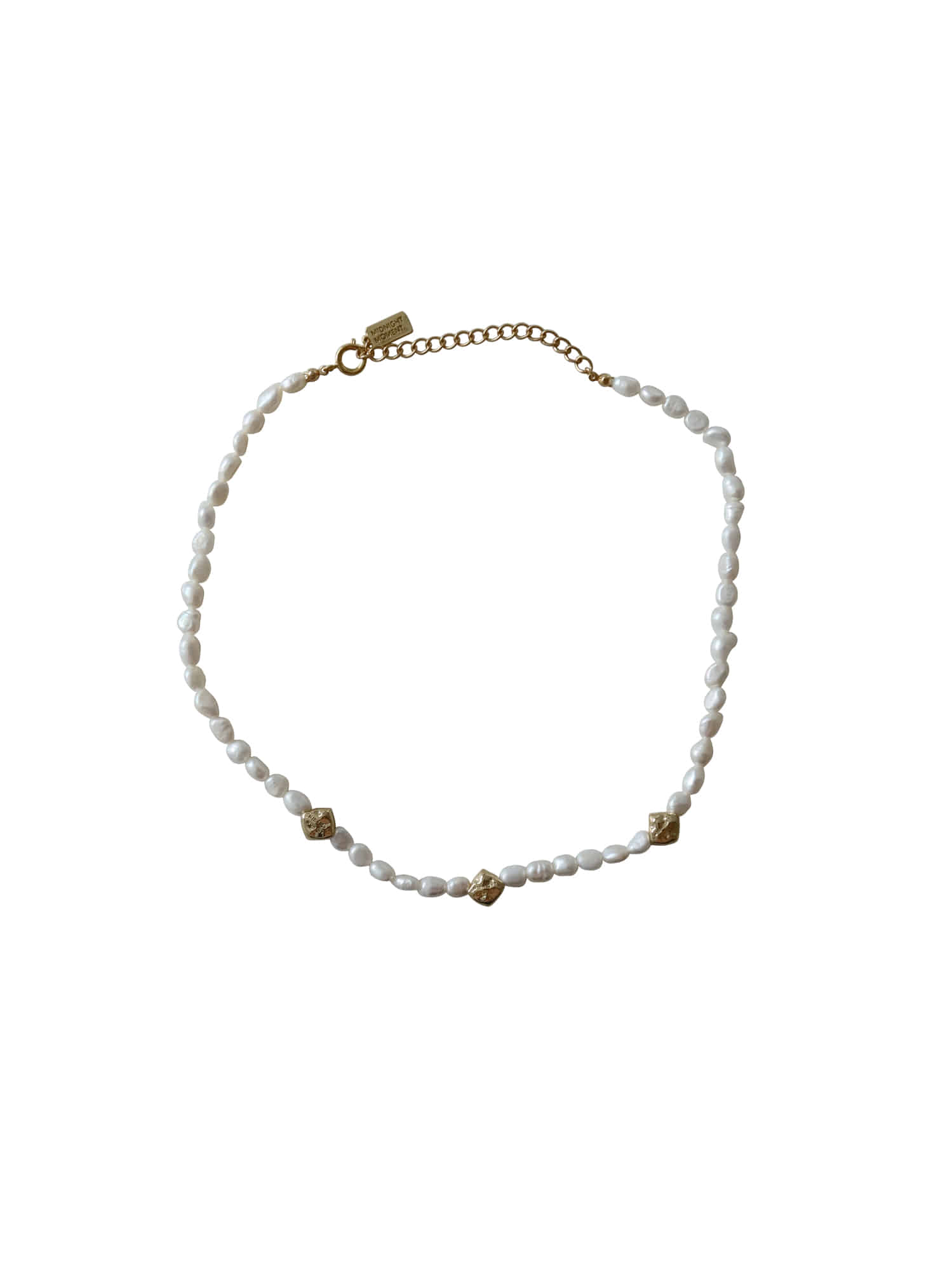 Rhombic Pearl Necklace